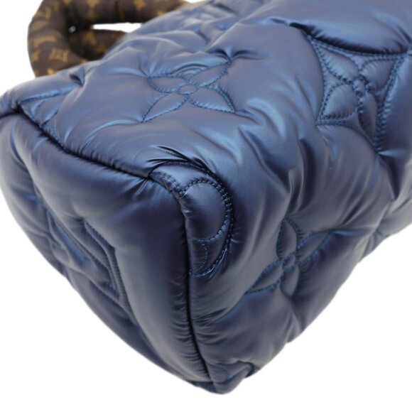 Louis Vuitton Speedy Pillow Bandouliere 25 Econyl Nylon Crossbody Bag Navy Blue - Picture 8 of 13